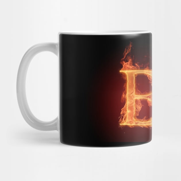 Fire letter set " B " by Hien